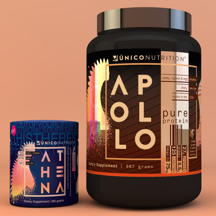 The GODDESS Stack®: ATHENA Pre Workout + APOLLO Protein