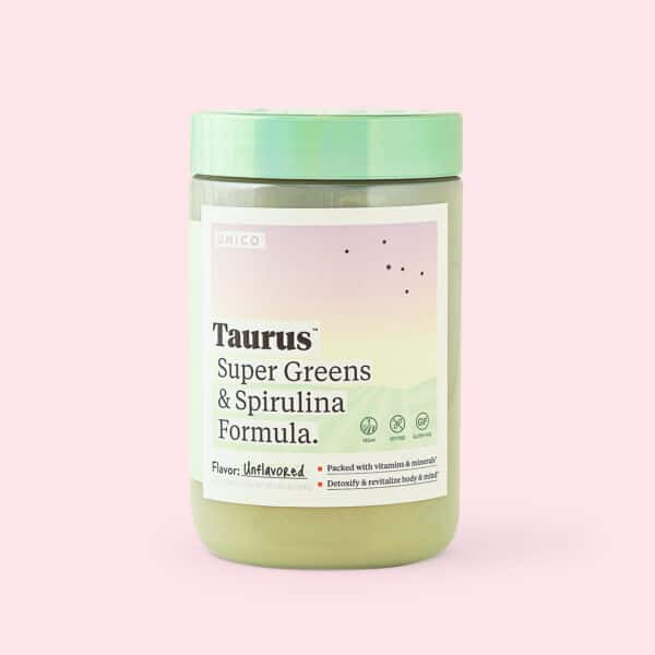 taurus greens pink background