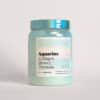 unico aquarius unflavored collagen powder in blue iridescent plastic jar - great for skin health and hair loss prevention