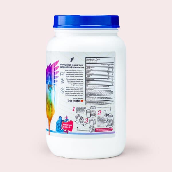 vanilla protein powder - nutritional information