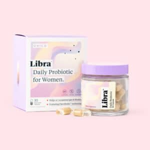 LIBRA probiotic packaging image