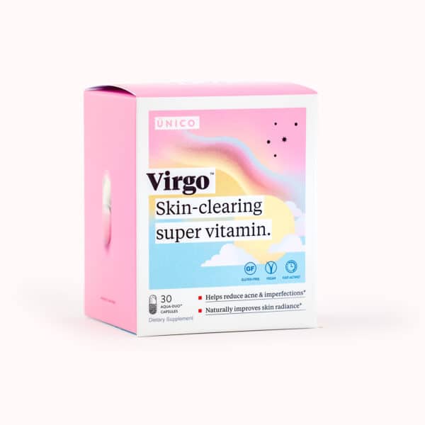 VIRGO acne vitamins - outer carton front